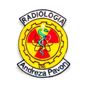 Patch Bordado Termocolante de Radiologia com Nome
