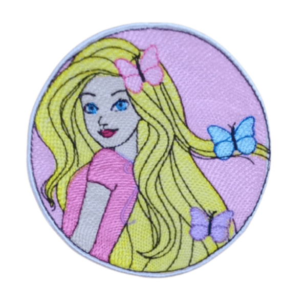 Patch Bordado Termocolante Barbie